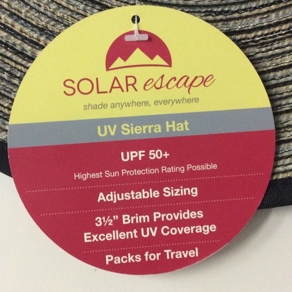 Solar ESUNFON Escapes UV Sierra HAT ONE Size ILK15 - Picture 2 of 5